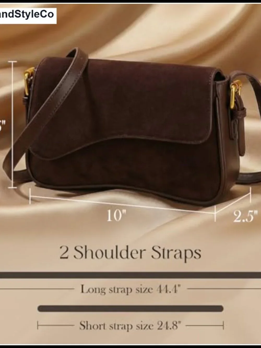 Suede Mini Hobo Shoulder Bag Women's Purse Crossbody